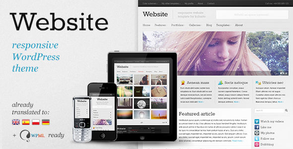 Website - Responsive WordPress Theme