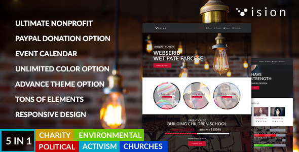 Vision – Ultimate Nonprofit Joomla Theme