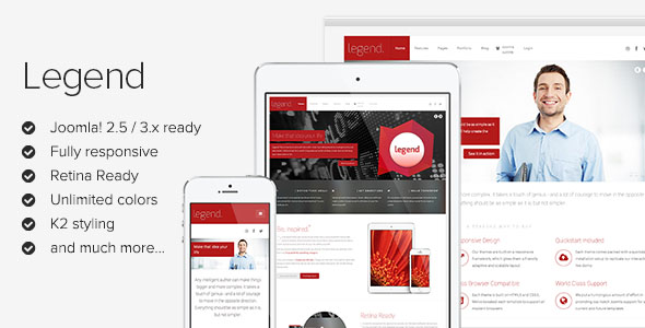 Legend - Clean Business Joomla Template