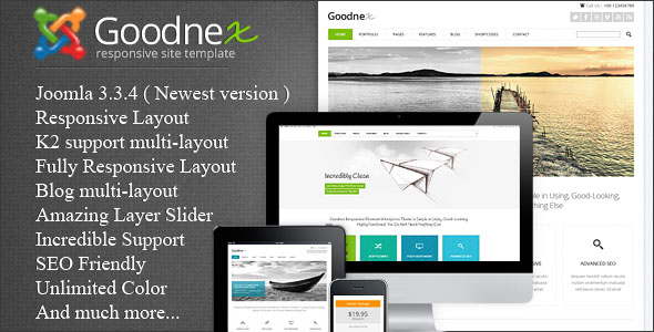 Goodnex - Responsive Joomla Template