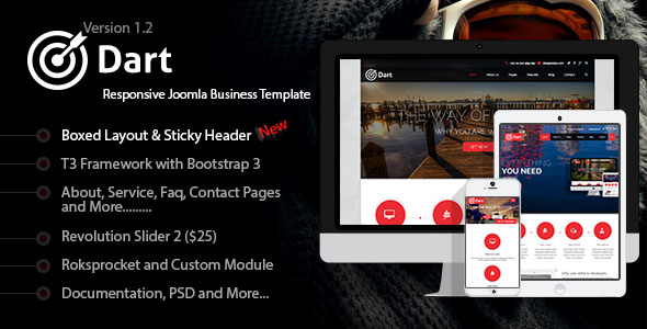 Dart - Responsive Joomla Business Template