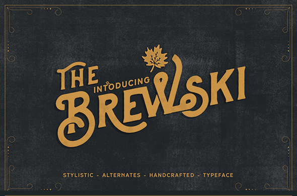 Brewery Vintage Typeface