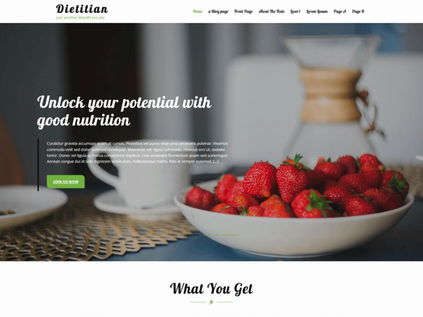 8 Plantillas gratis y premium para webs de nutricionistas en Wordpress